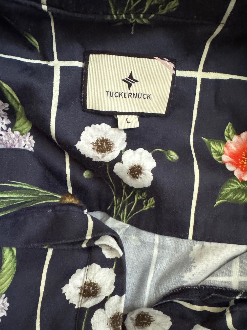 Tuckernuck Navy Fresh Buds Megan Collared Dress - Picture 7 of 13